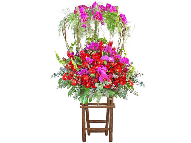 Flower Basket Stand - Commercial Florist Stand MD48 - SD0830C2 Photo