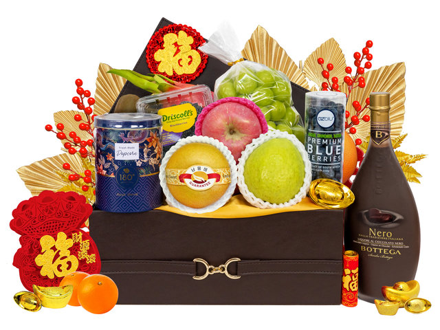 CNY Gift Hamper - Gourmet Chinese New Year Gift Baskets FH238 - CH21129B9 Photo