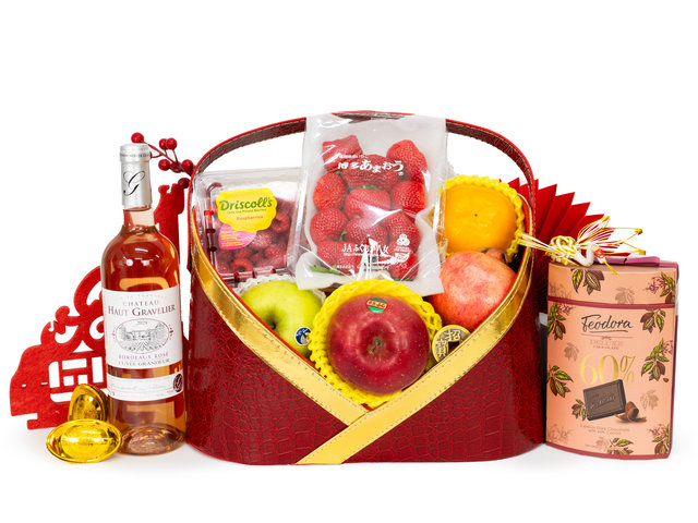 新年果篮Hamper - 新年美食水果礼篮 Hampers FH237 - CH21129B8 Photo